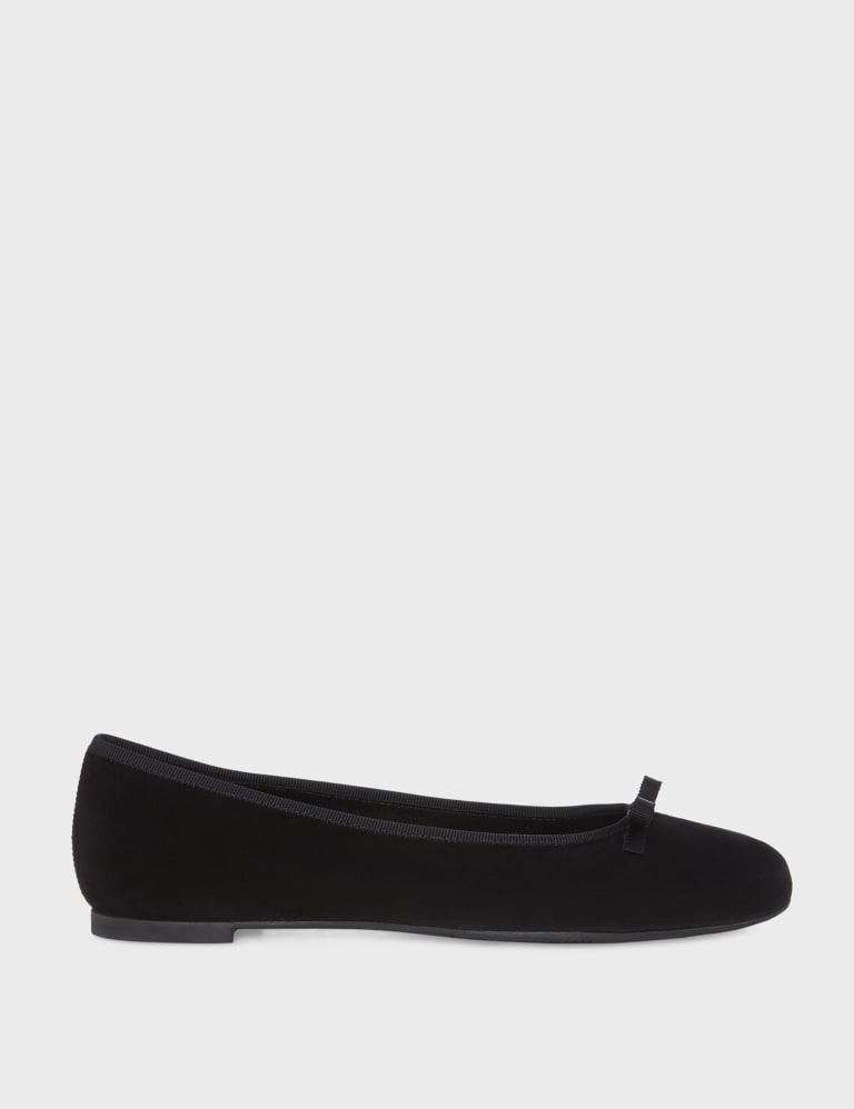 Buy Suede Slip On Flat Ballet Pumps | HOBBS | M&S