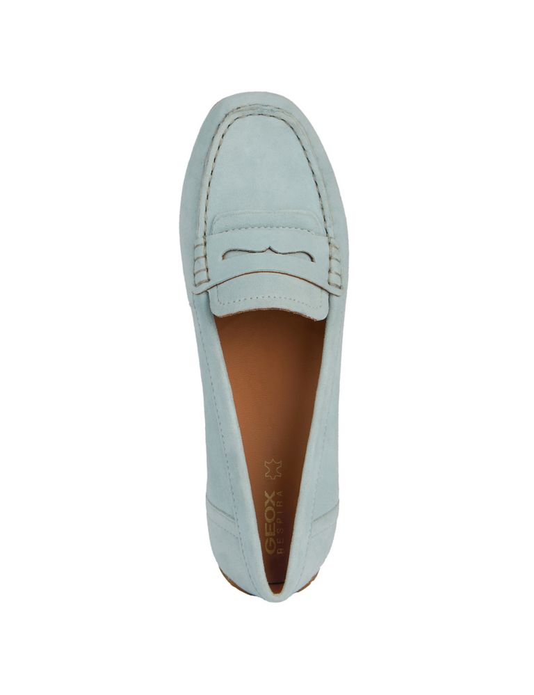 Suede Slip On Flat Loafers 5 of 6
