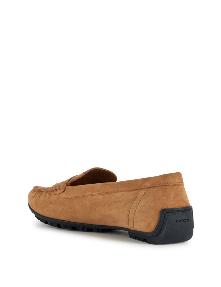 Suede Slip On Flat Loafers 3 of 6