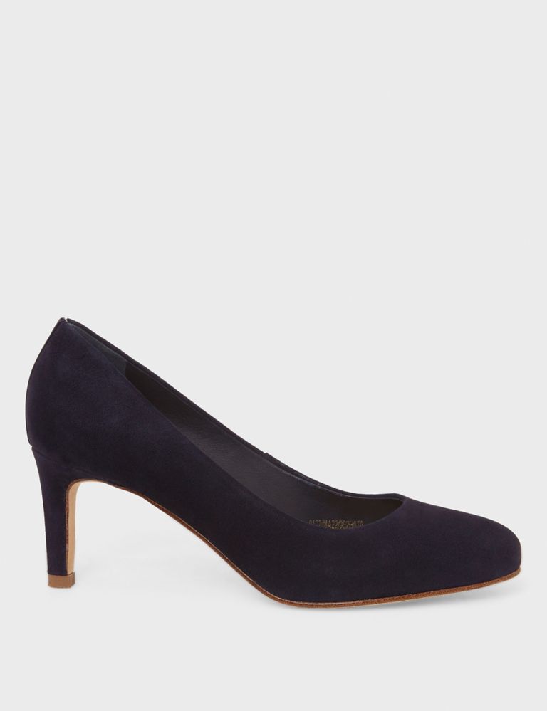 Buy Friends Like These Navy Regular Fit Low Heel Court Shoes from