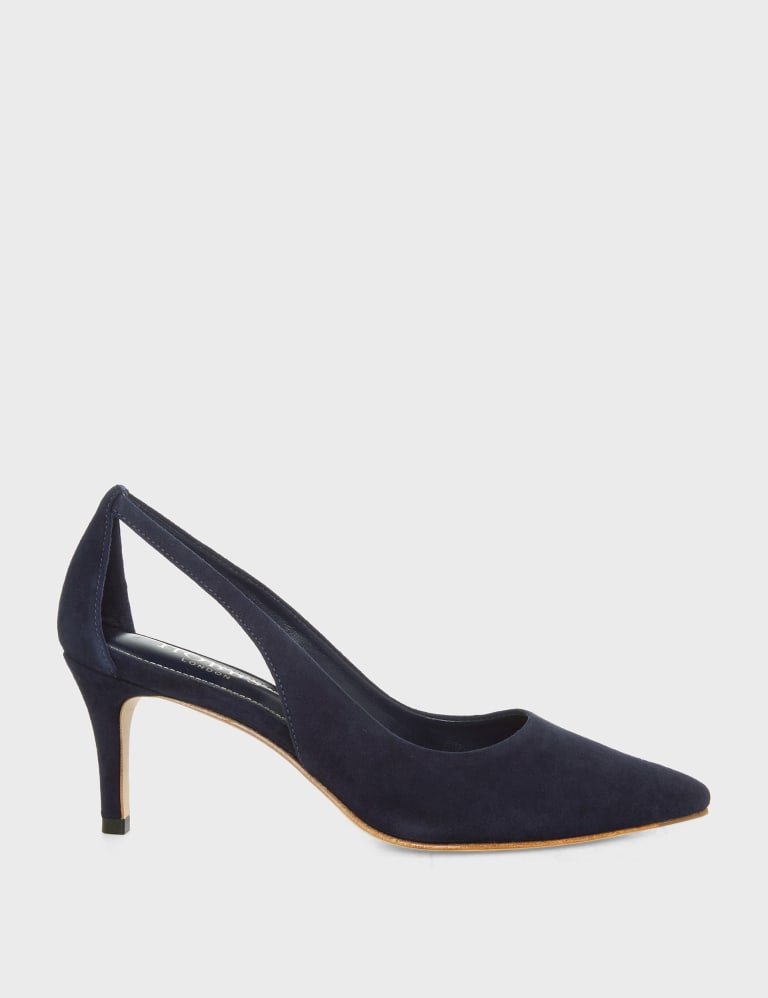 M&s black court shoes sale