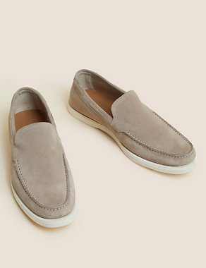 Suede Slip-On Loafers Image 2 of 4