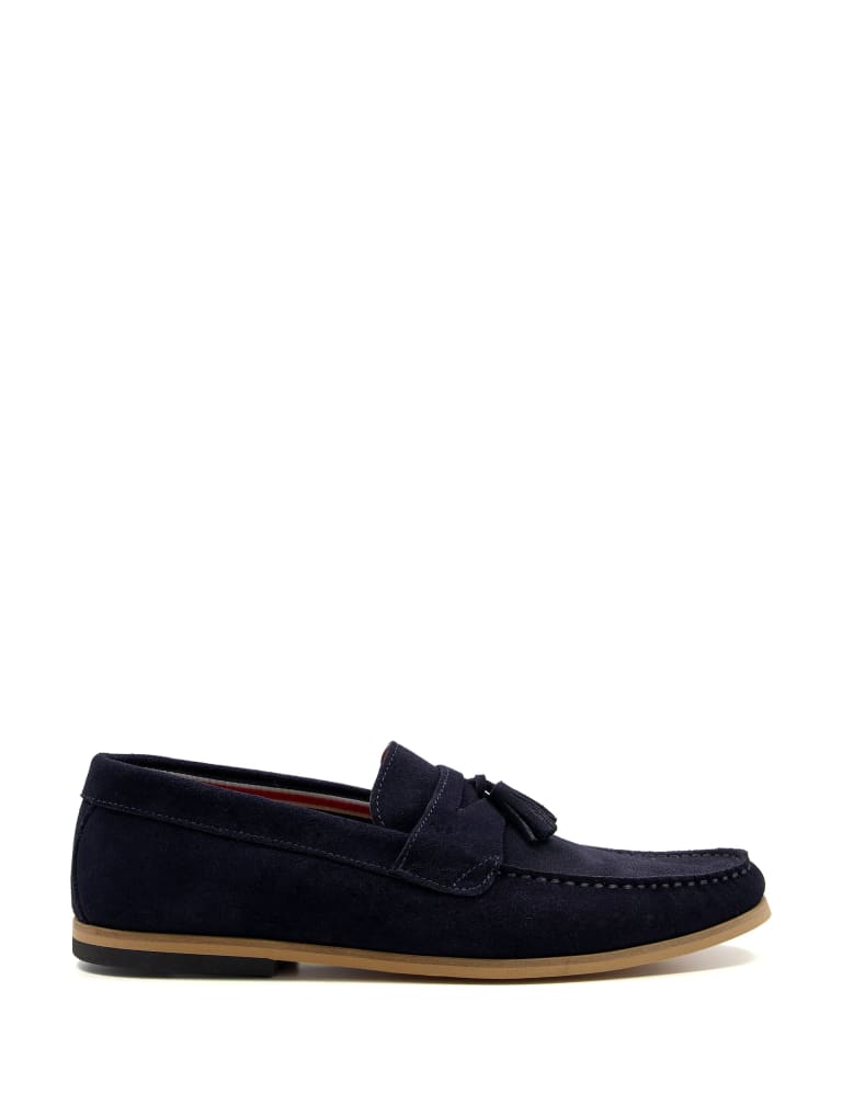 Suede Slip On Loafers