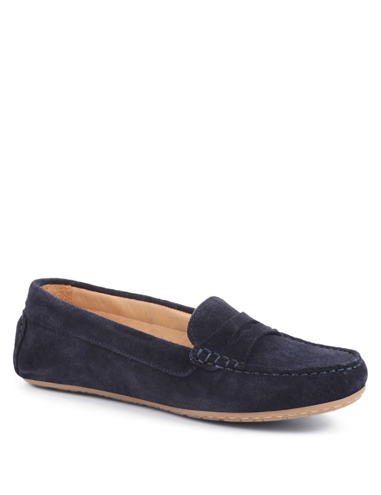 Suede Slip On Loafers 4 of 7