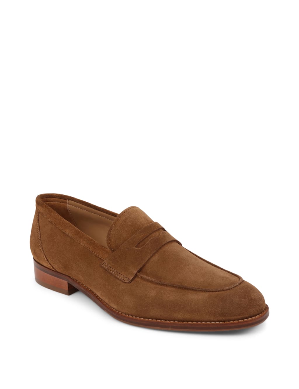 Genuine Suede Slip-On Loafers