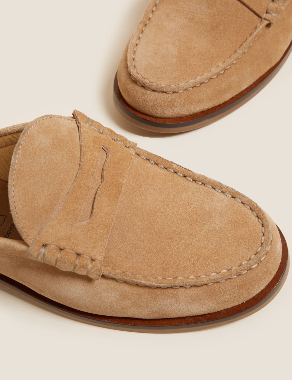 suede slip on mules