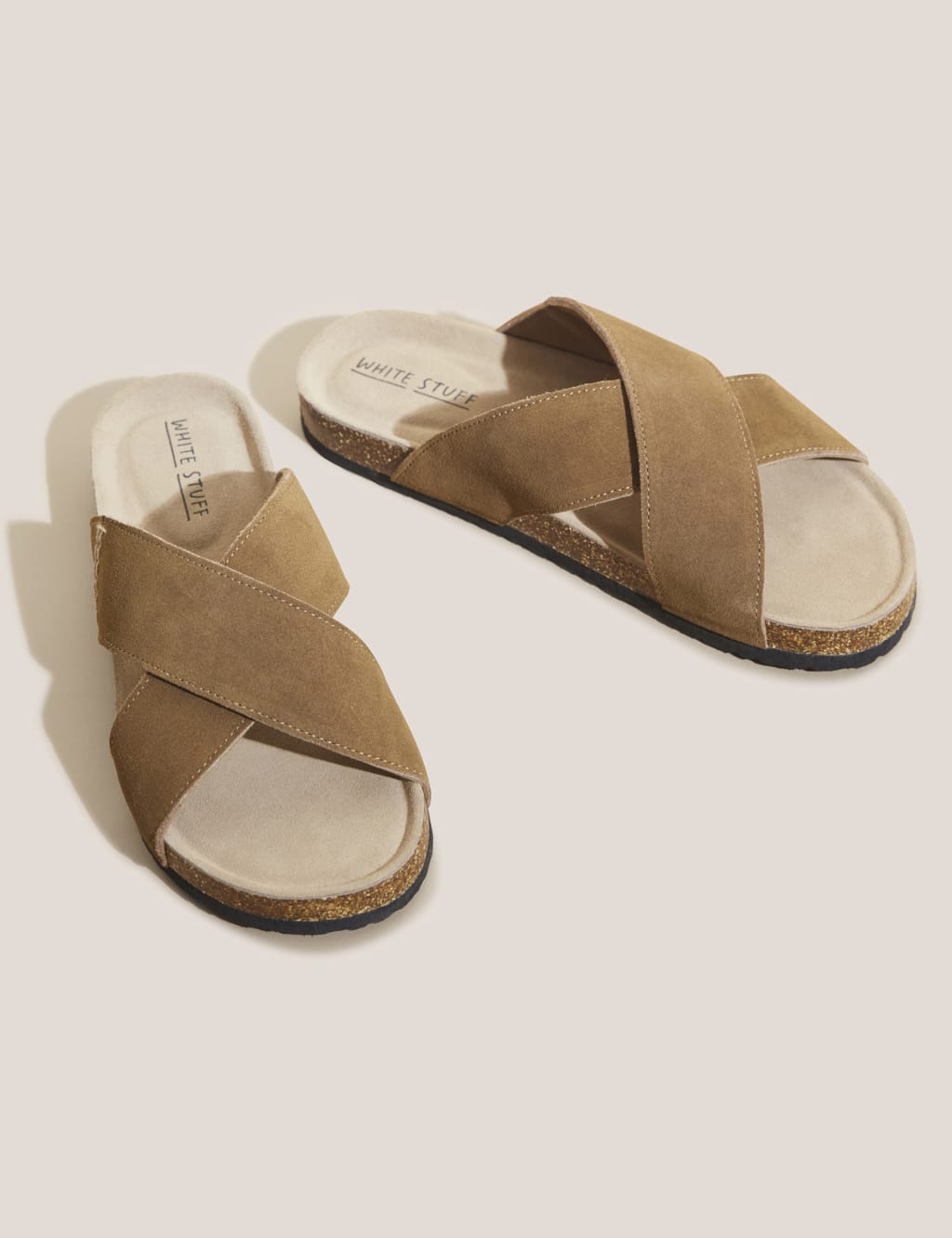 Suede Slip-On Sandals 1 of 4