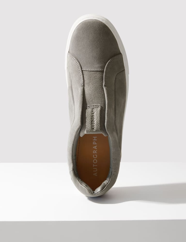 Slip on sale suede trainers