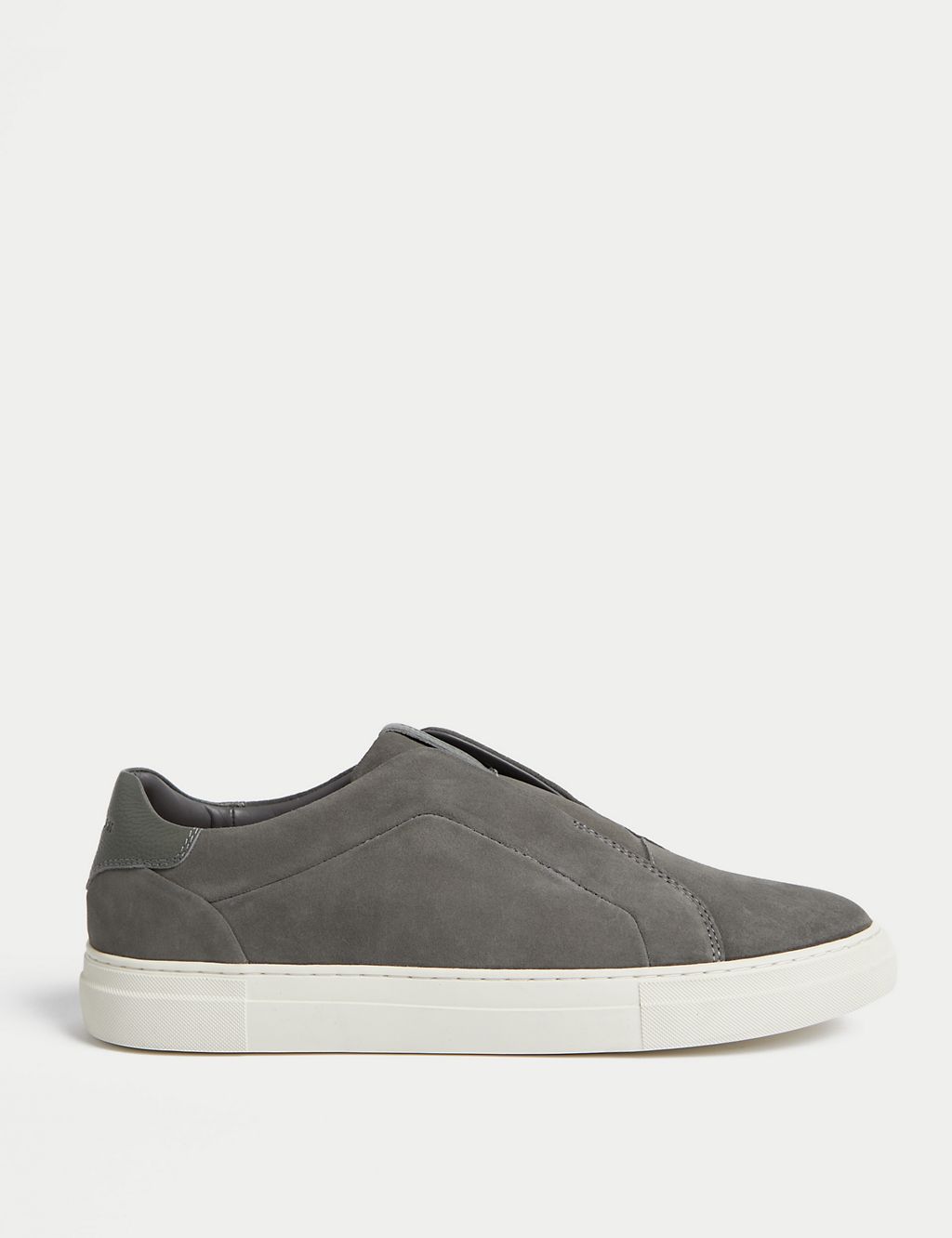 Suede Slip On Suede Trainers with Freshfeet™ 4 of 5