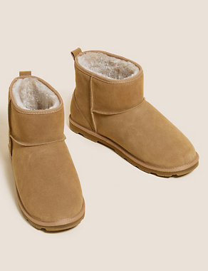 Suede Slipper Boots Image 2 of 5