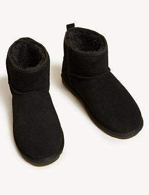 Suede Slipper Boots Image 2 of 4