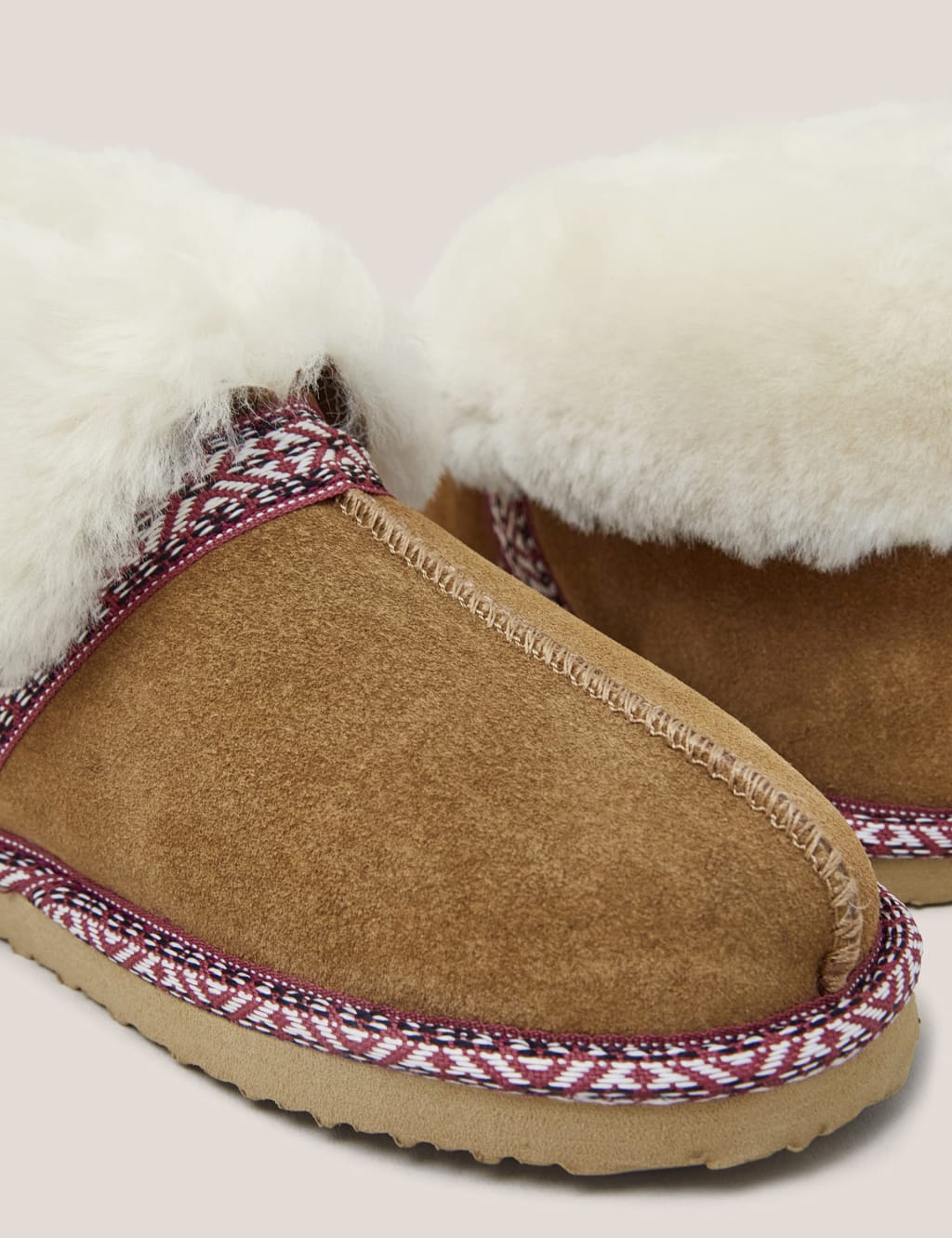 Suede Slipper Boots White Stuff M S