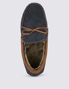 Suede Slippers with Thinsulate™ Image 2 of 4