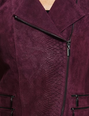 Faux hot sale snakeskin jacket