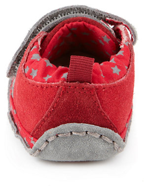 Suede Star Print Pram Trainers Image 2 of 5