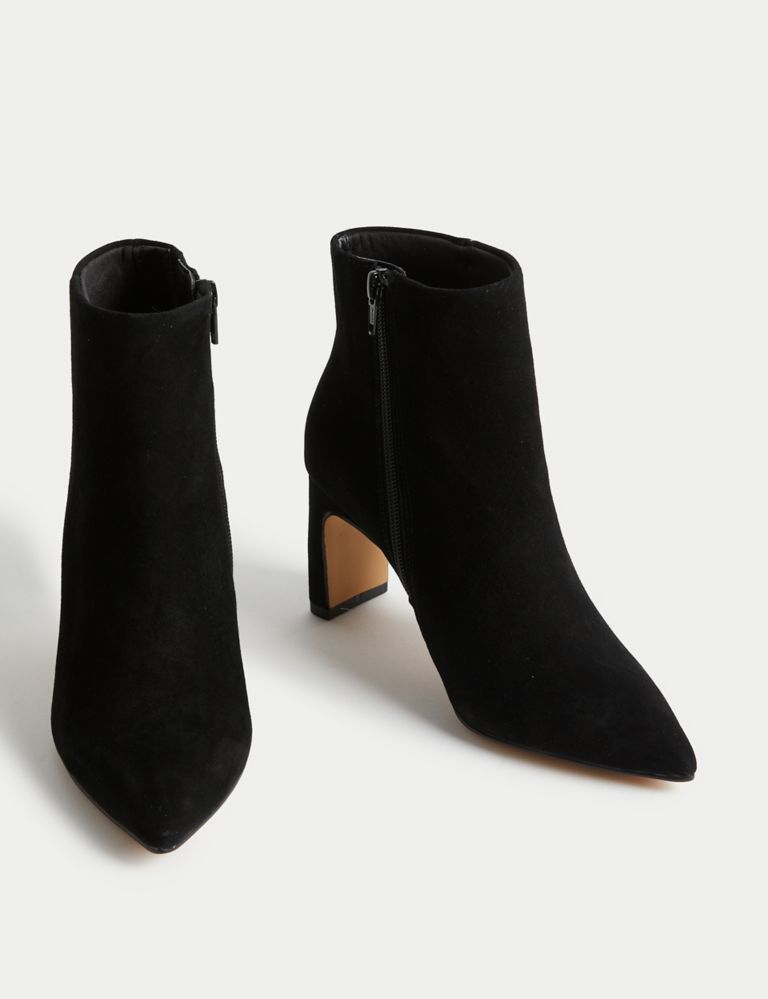 Suede Statement Pointed Ankle Boots | M&S Collection | M&S