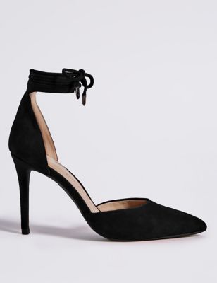 Court shoes with ties - Black - Ladies