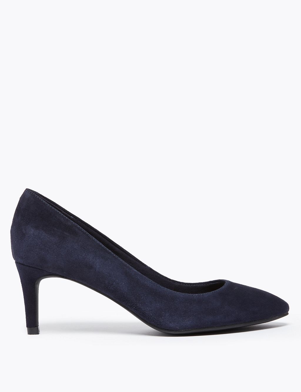 Suede Stiletto Heel Court Shoes 1 of 5
