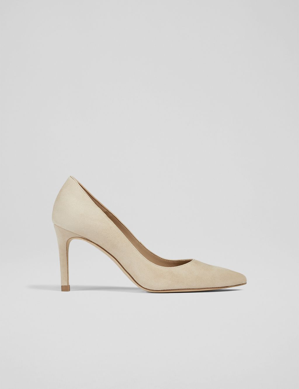 Suede Stiletto Heel Pointed Court Shoes 3 of 3