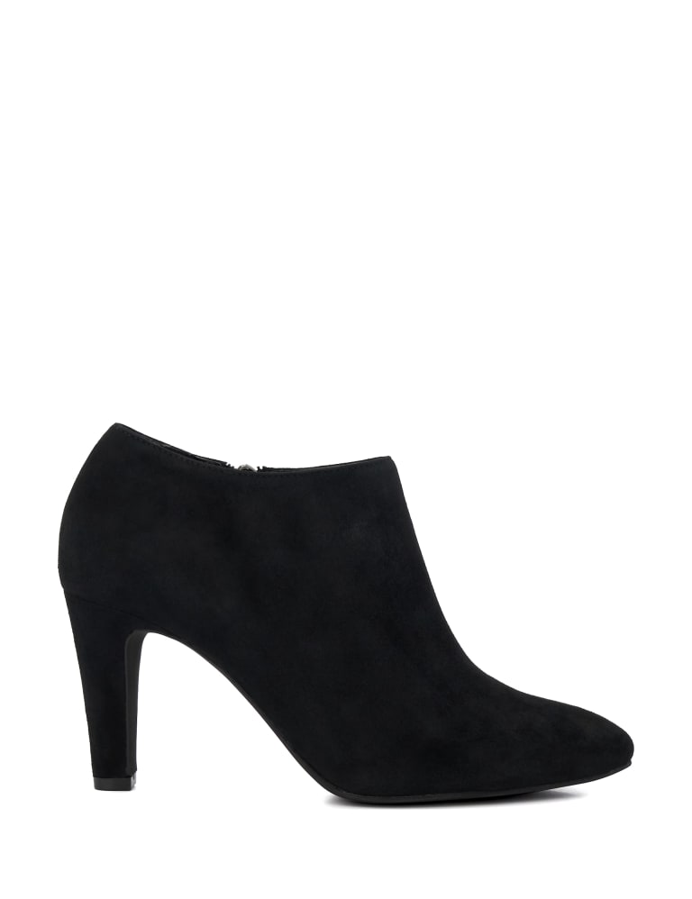 Suede Stiletto Heel Shoe Boots 1 of 4