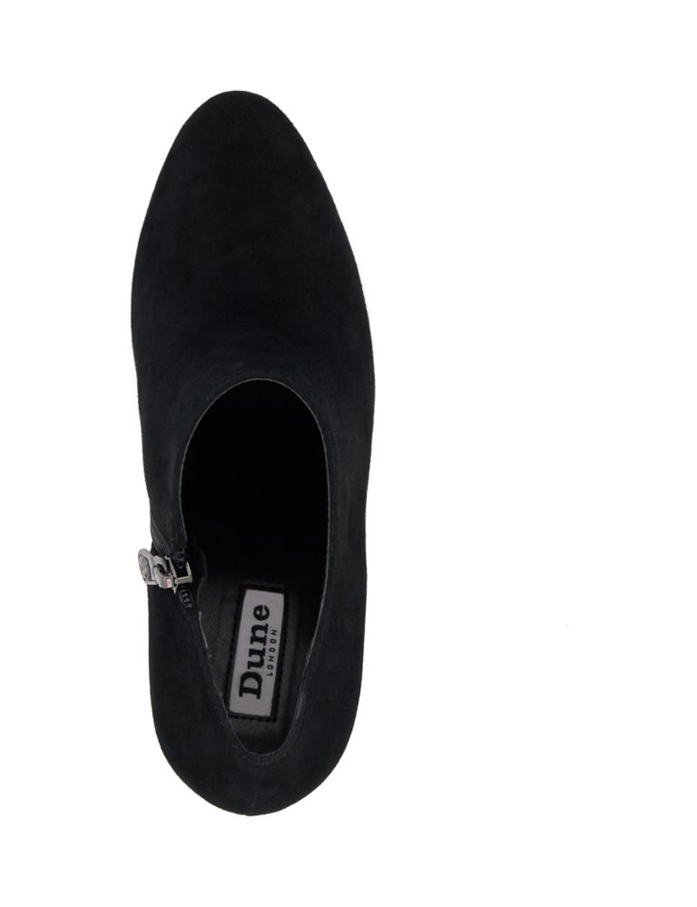 Suede Stiletto Heel Shoe Boots 3 of 4