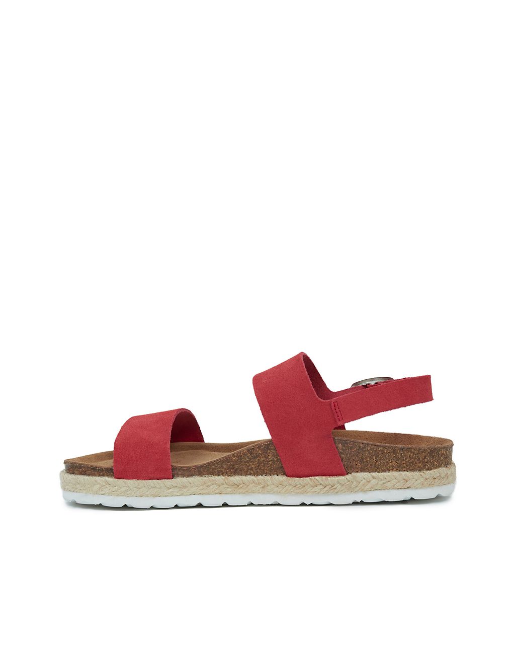 Suede Strappy Flat Sandals 6 of 7