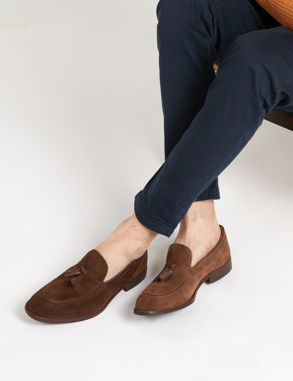 Suede Tassel Slip-On Loafers | Jones Bootmaker | M&S