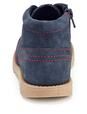Suede Waxed Desert Boots with Stain Resistance (Yonger Boys) Image 2 of 5
