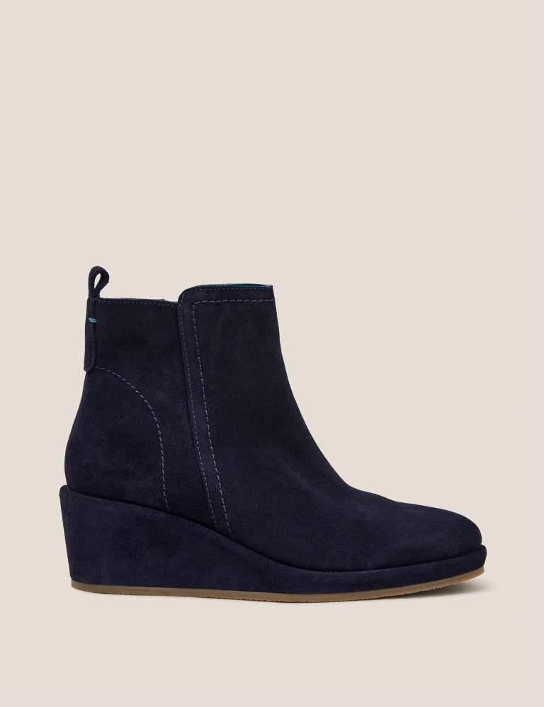 Suede Wedge Ankle Boots | White Stuff | M&S