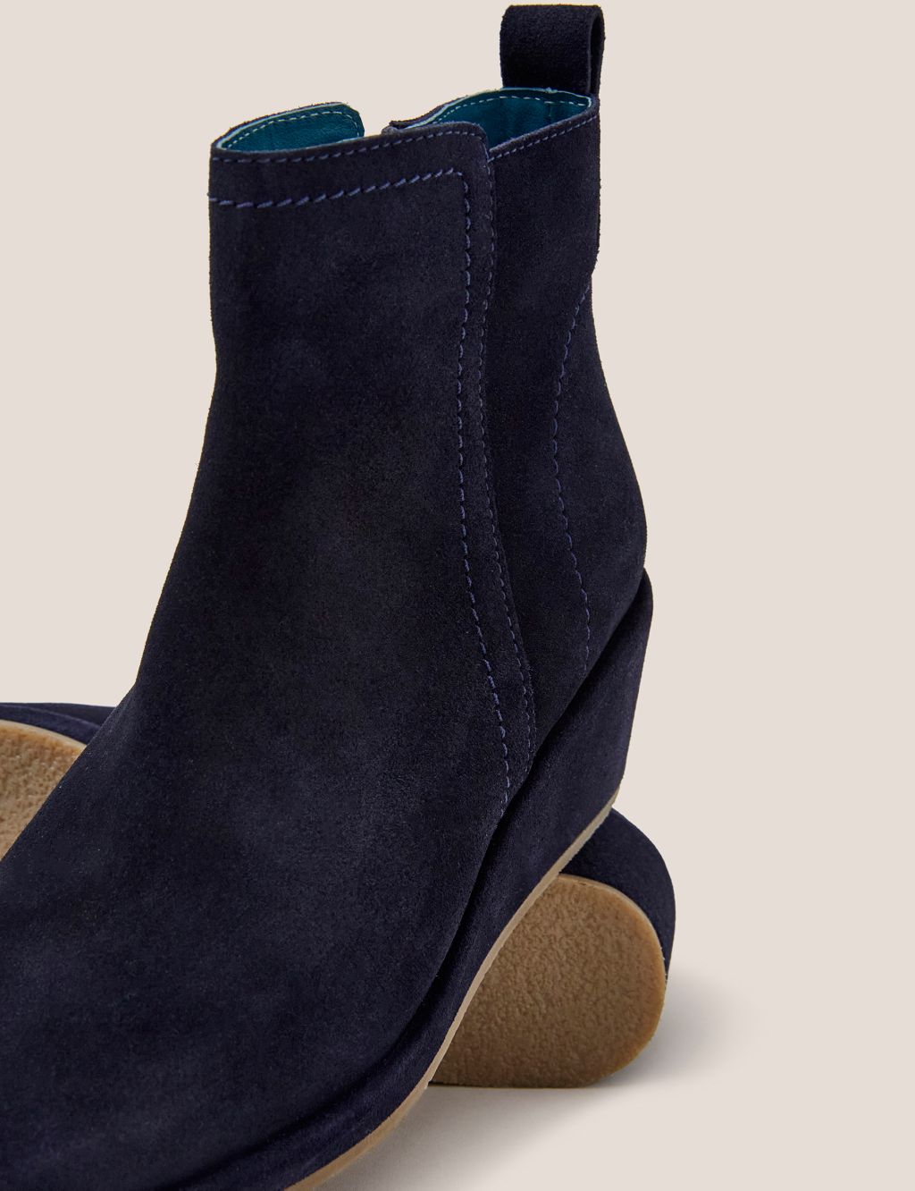 Suede Wedge Ankle Boots | White Stuff | M&S