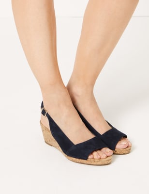 Wedge hot sale sandals m&s