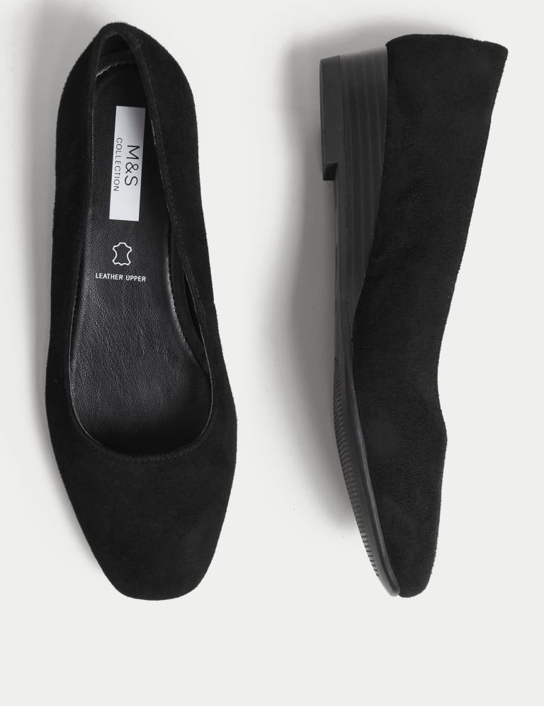 M&s black wedge shoes top