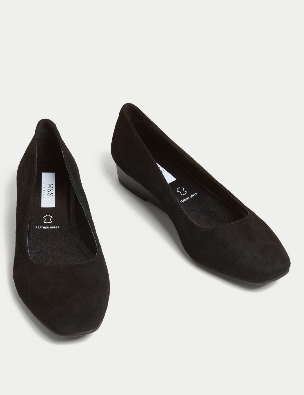 Buy Suede Wedge Pumps | M&S Collection | M&S