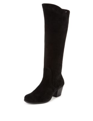 marks and spencer knee length boots