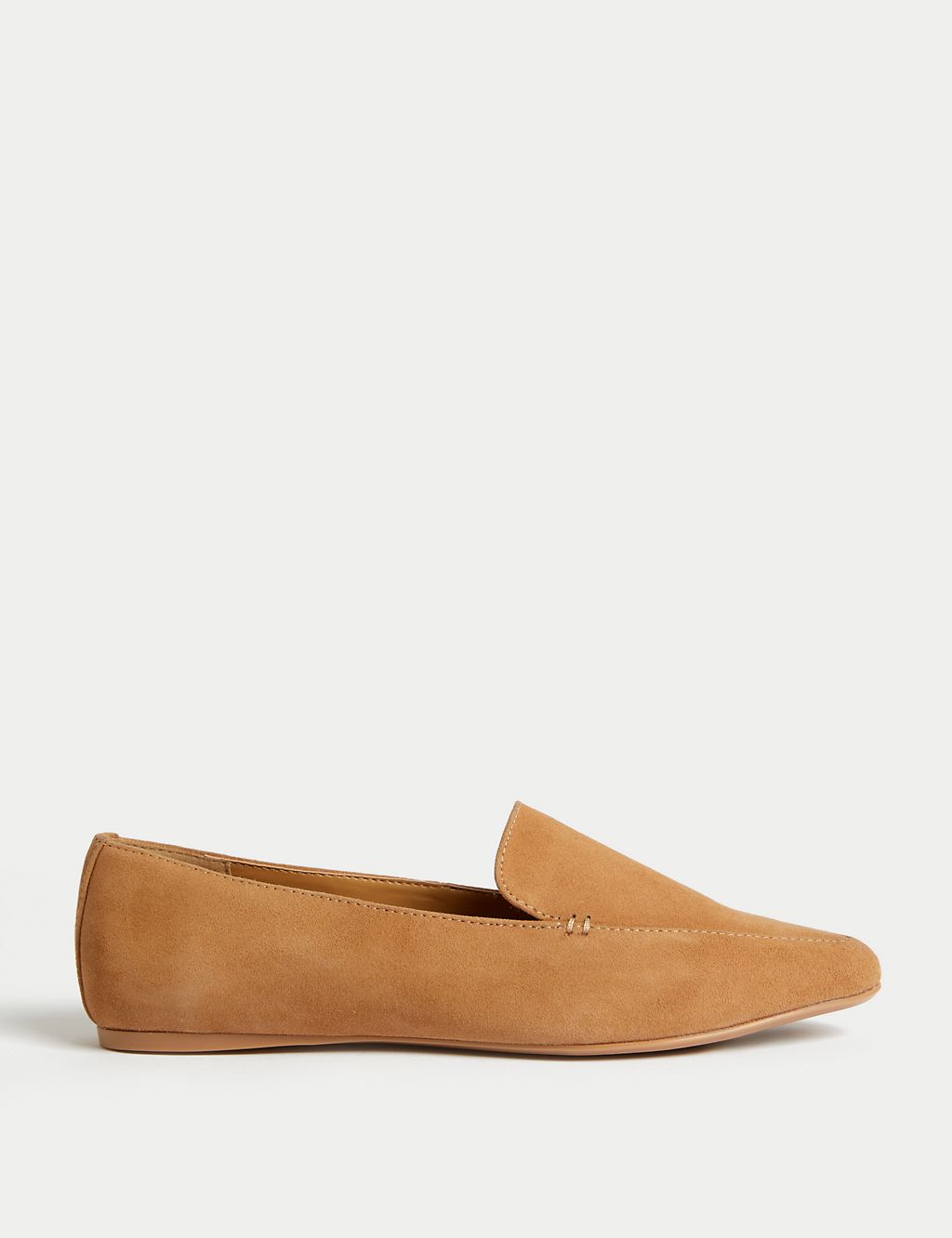 Suede Wide Fit Pointed Ballet Pump 3 of 3