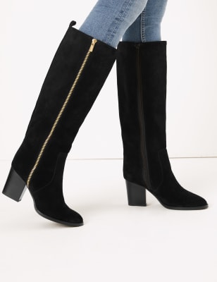 marks and spencer knee boots