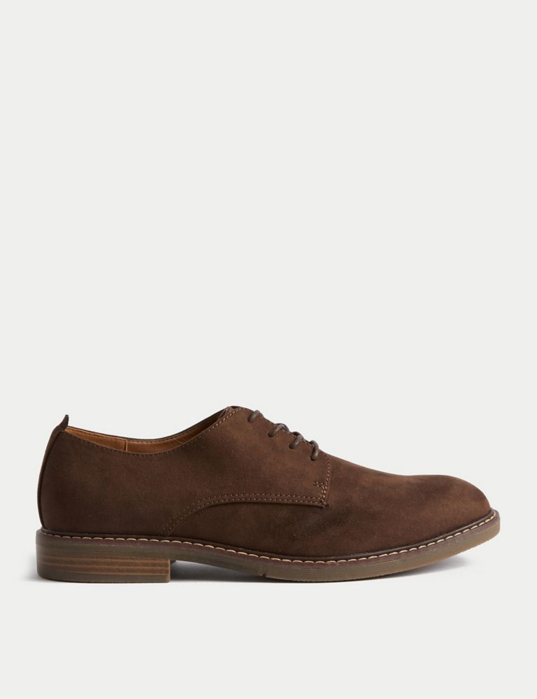 Suedette Derby Shoes 1 of 4