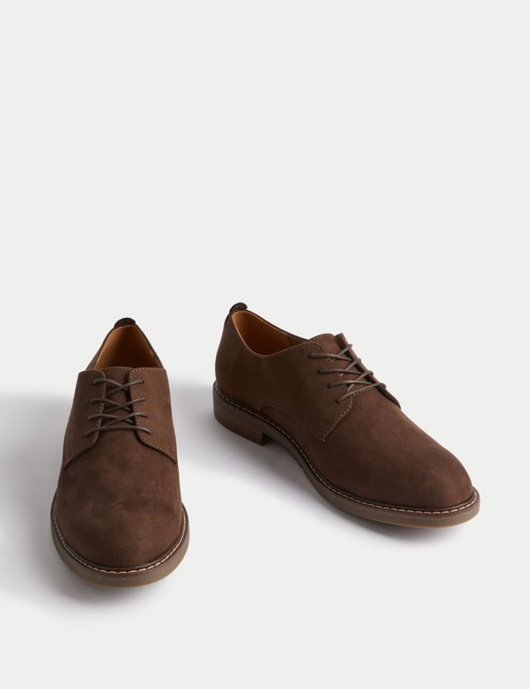 Suedette Derby Shoes 2 of 4