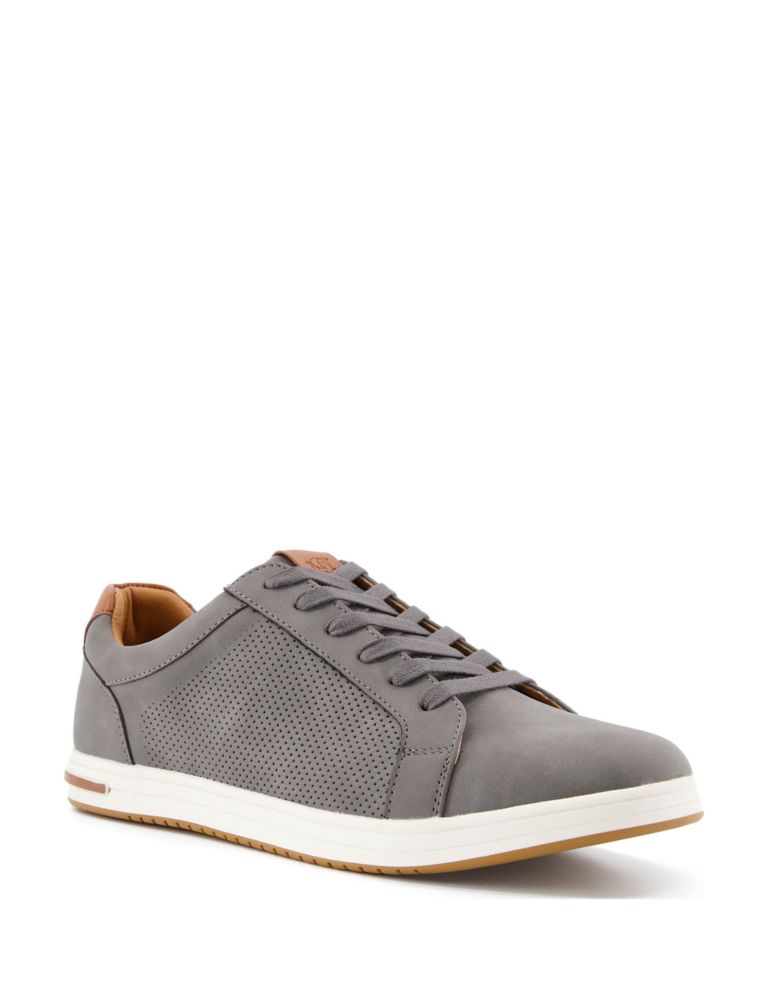 Suedette Lace Up Trainers 3 of 5