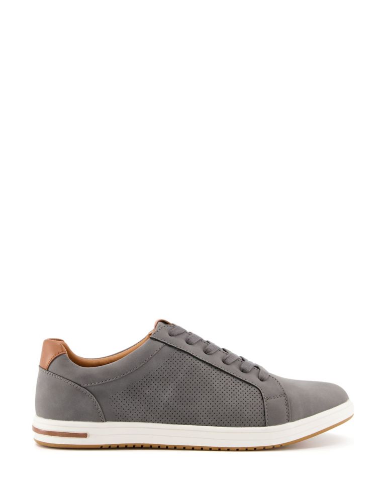 Suedette Lace Up Trainers 2 of 5