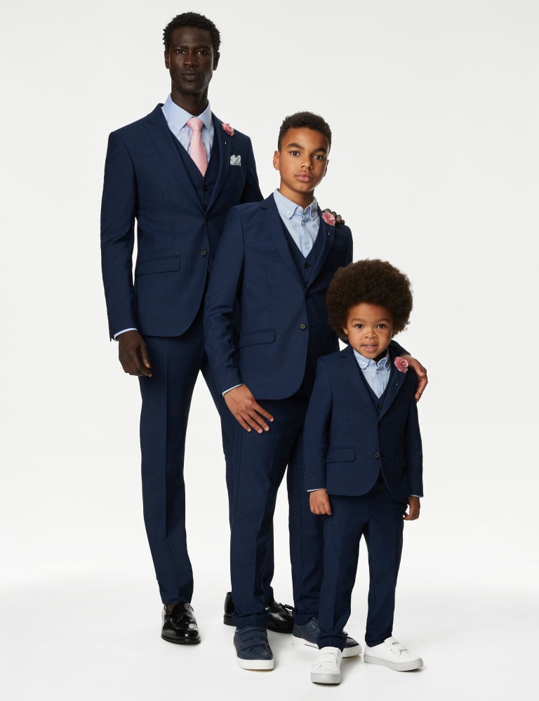 Boys navy sale suit jacket