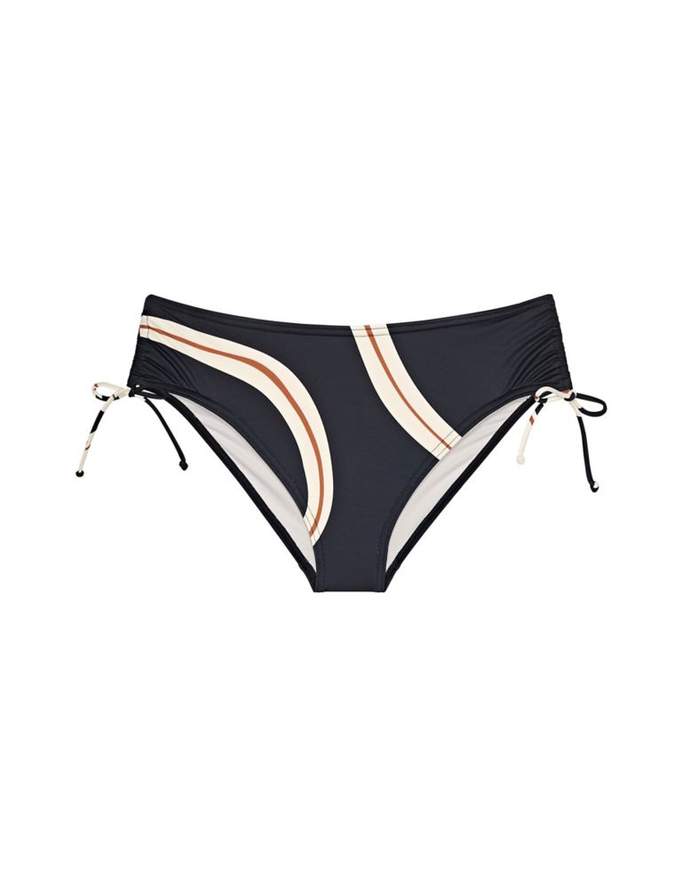 Summer Allure Printed Ruched Bikini Bottoms 2 of 5
