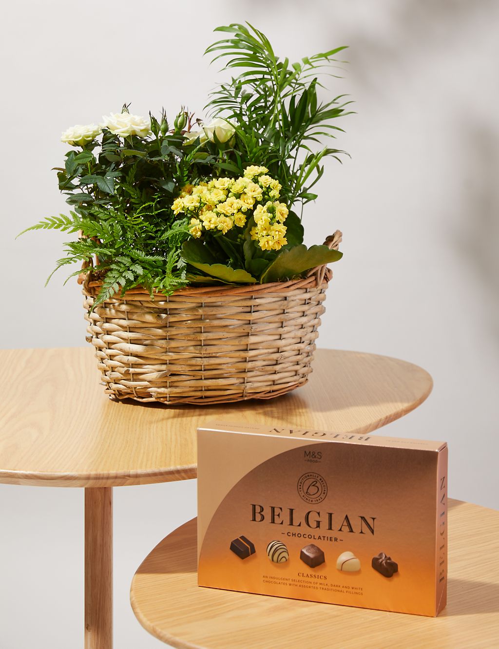 Summer Flowering Basket & Belgian Chocolates Bundle 3 of 6