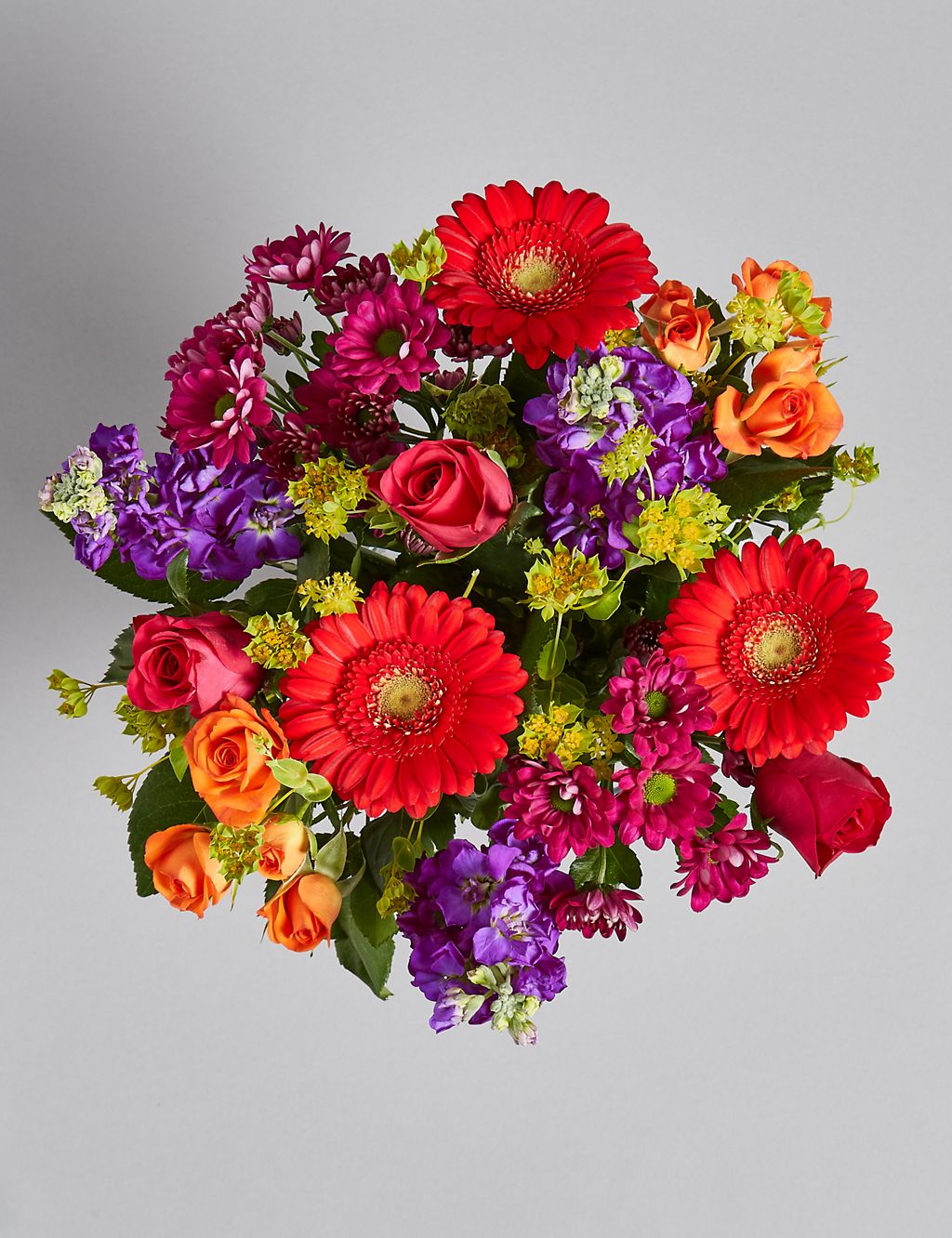 Summer Stocks & Rose Bouquet with Vase 4 of 5