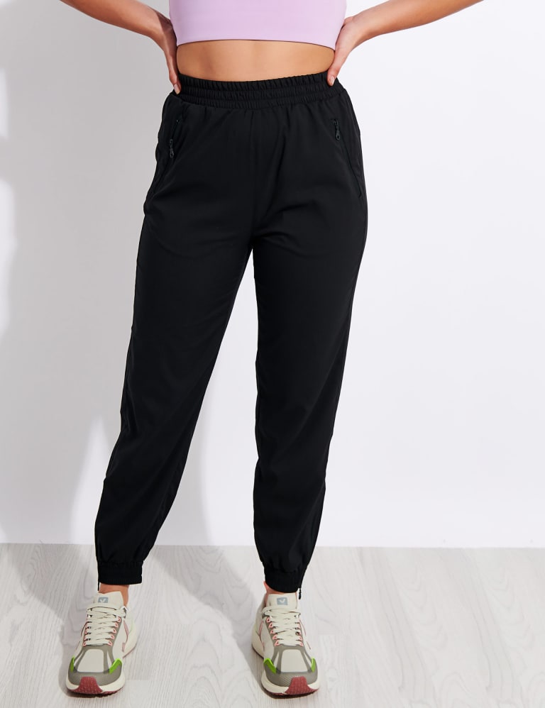 Slim fit sale black joggers womens