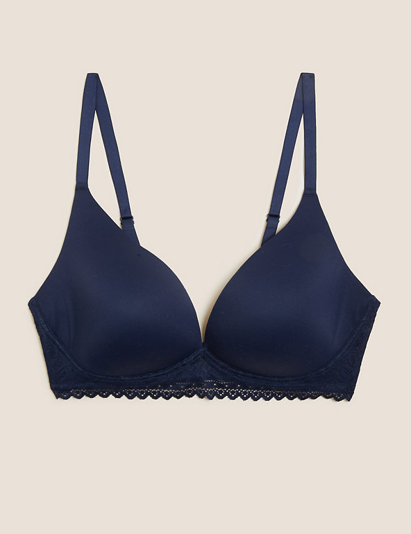 Sumptuously Soft™ Non-Wired Plunge T-Shirt Bra A-E Image 1 of 2