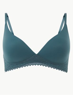 Sumptuously Soft Non-Wired Plunge T-Shirt Bra by M&S Collection