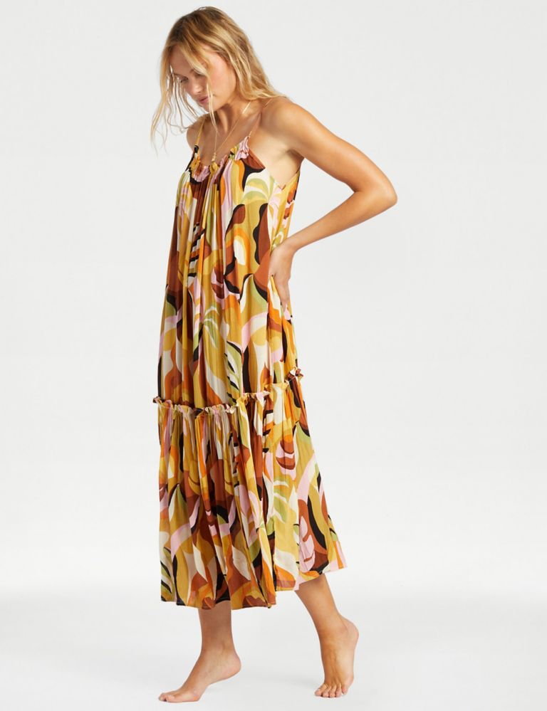 Sun Follower Printed V-Neck Maxi Beach Dress 6 of 6