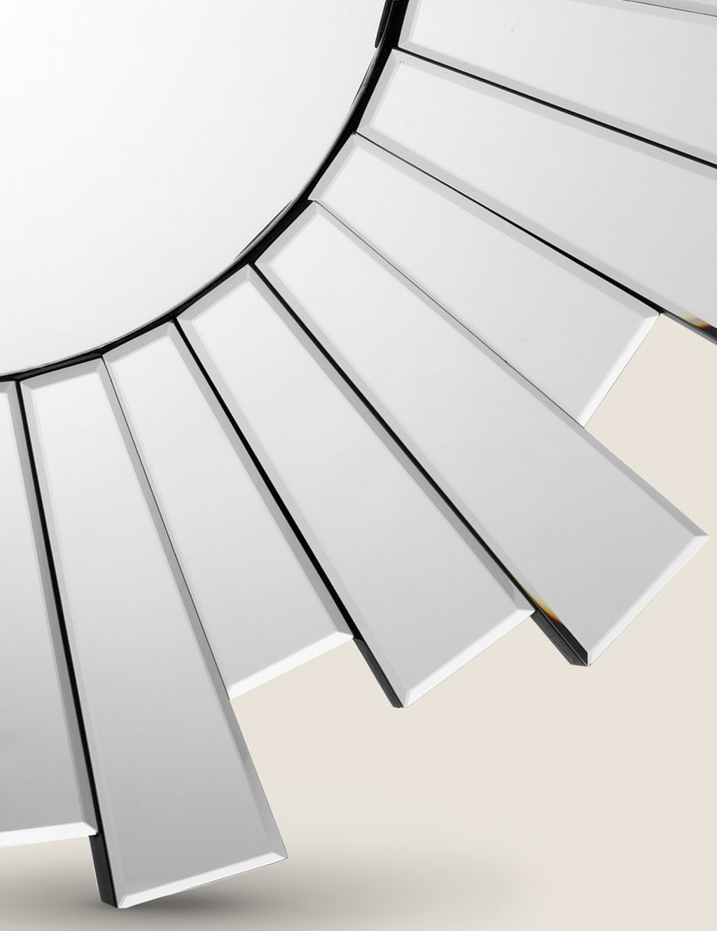 Sunburst Large Round Mirror 1 of 4