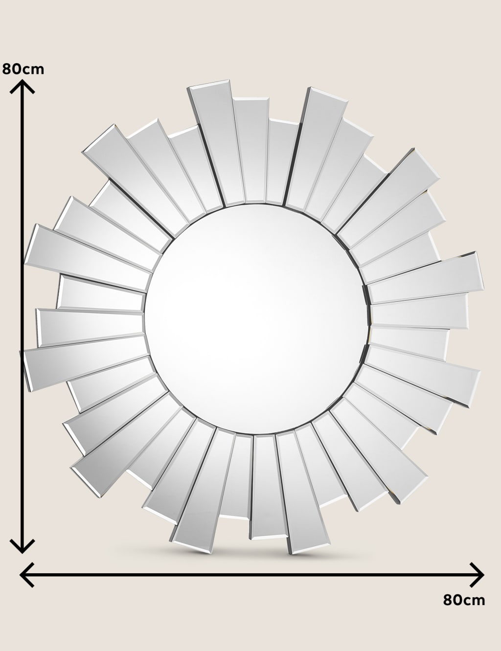 Sunburst Large Round Mirror 4 of 4